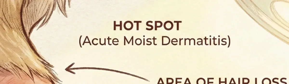 Hot Spots in Dogs: Causes and Treatment Through Anxiety Resolution